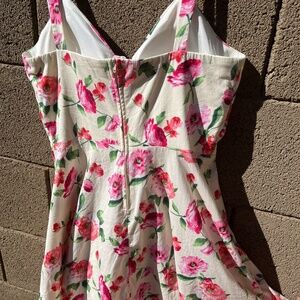 Cute Juniors Cotton Mini Dress with Cut Out